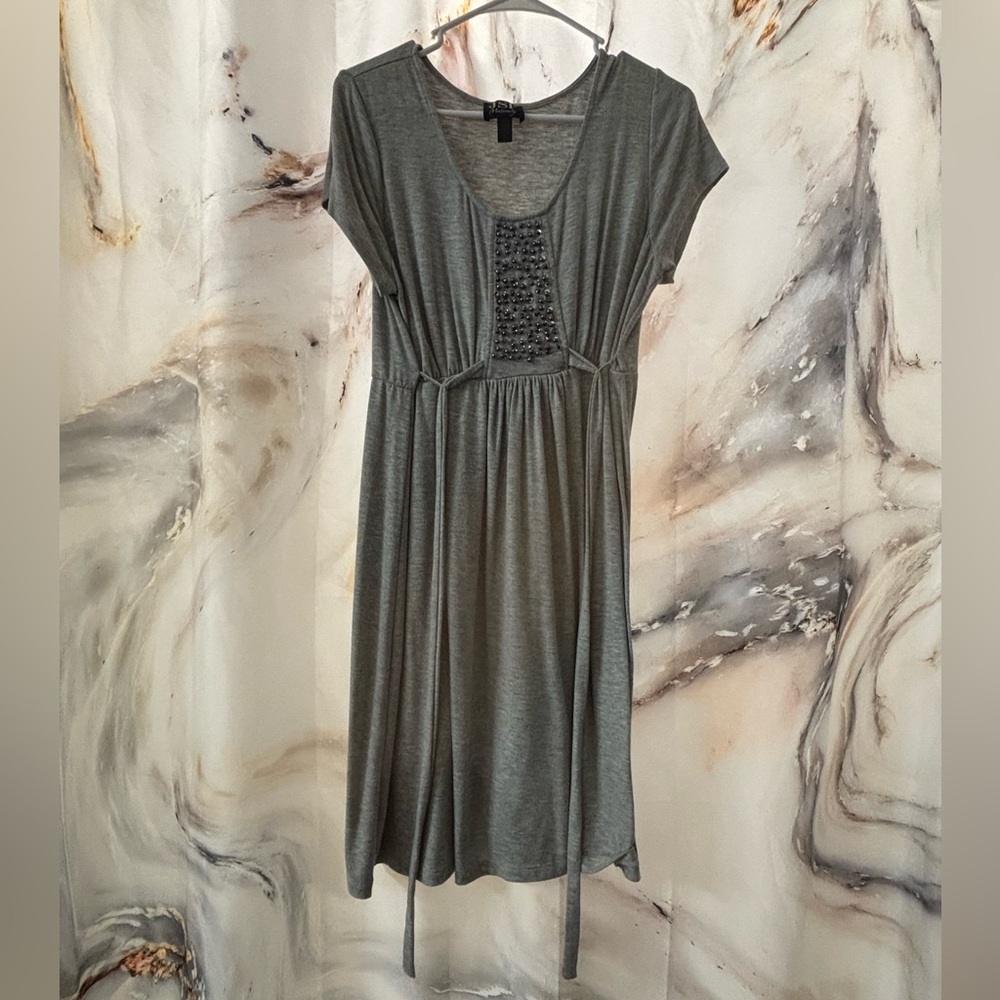 Gray Maternity Dress